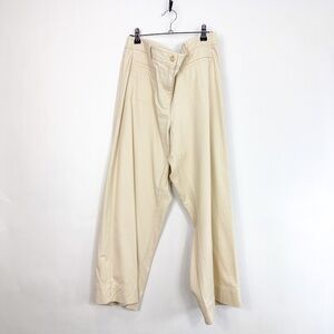 Talbots Light Khaki Wide Leg Pants